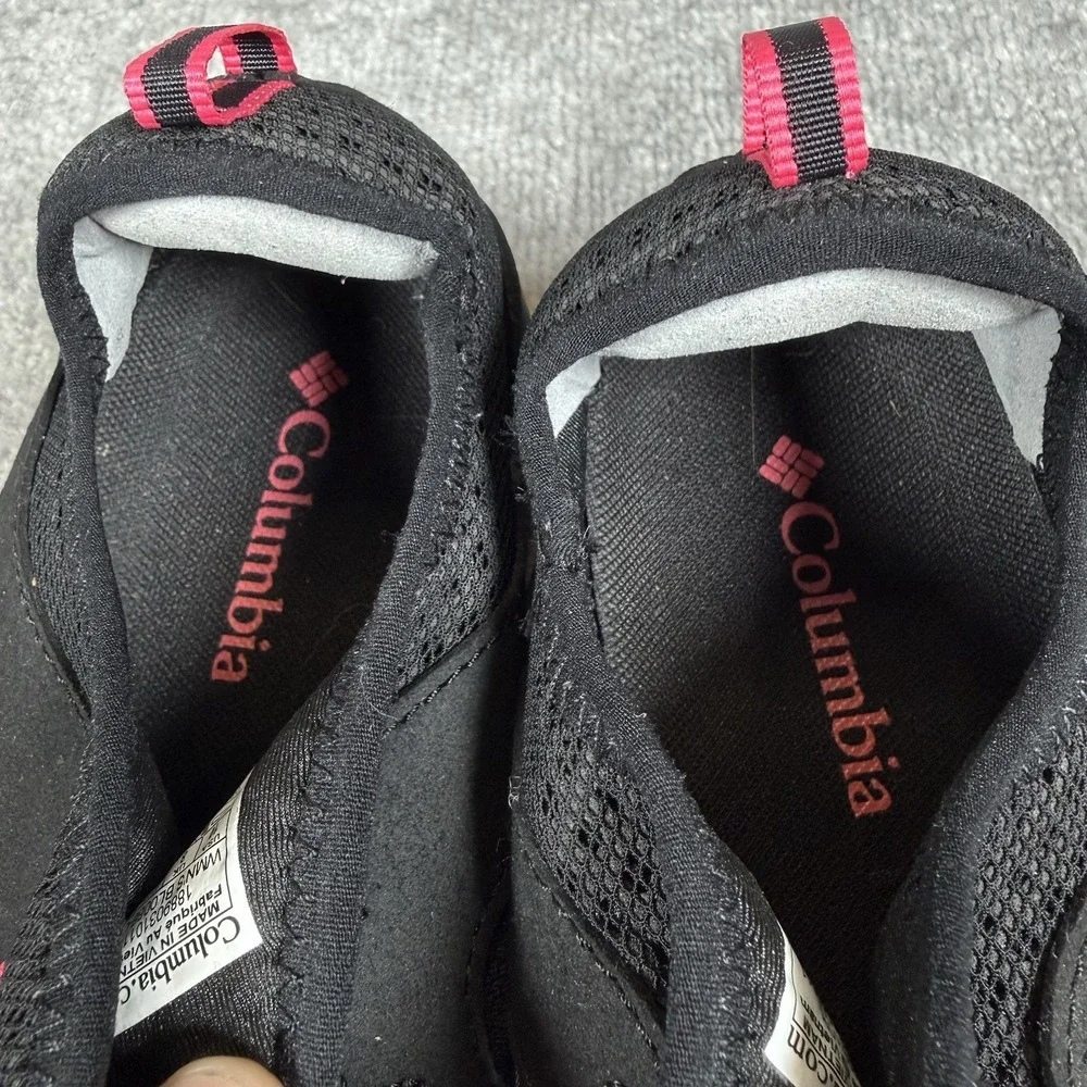 Columbia Vitesse Shoes Women's 10 Black Slip On Hiking Trail Outdoor BL0088-011